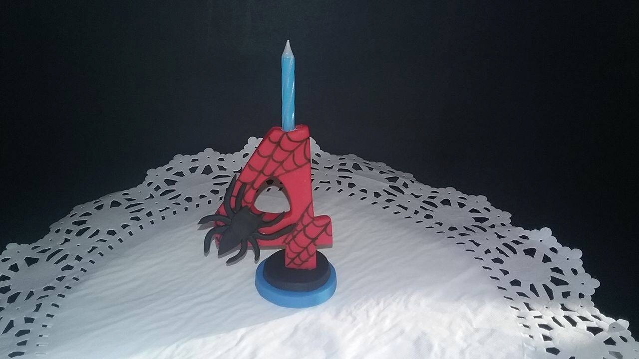 Spiderman Inspired Candle Numbers Handcrafted for Your Special Occasion -  Etsy