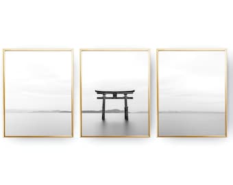 Set of 3 Prints Set of 3 Wall Art Torii Japanese Art Asian Decor Japan Poster Bedroom Decor Printable Art DIGITAL PRINTS Instant Download