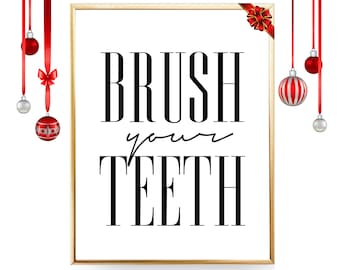 Brush teeth art | Etsy Brush teeth art | Etsy