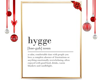 Hygge Poster Etsy