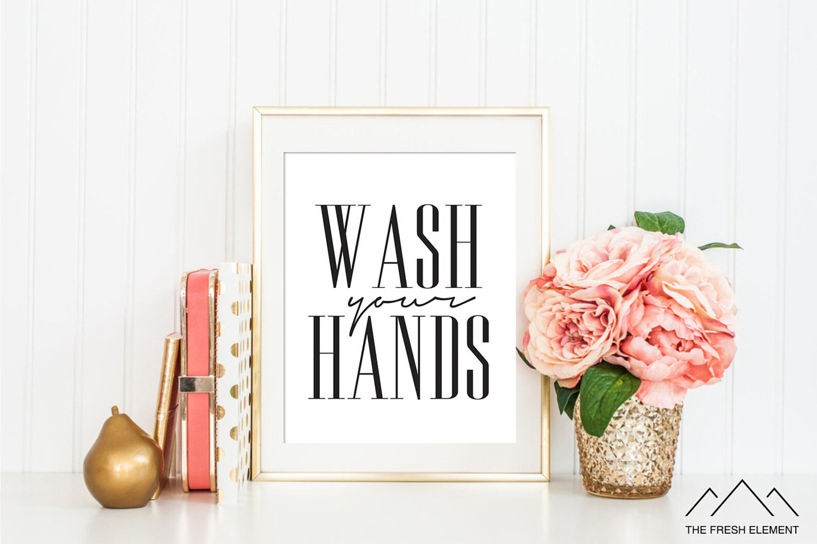 Wash Your Hands Sign Bathroom Printable Wall Art Wash Hands Etsy