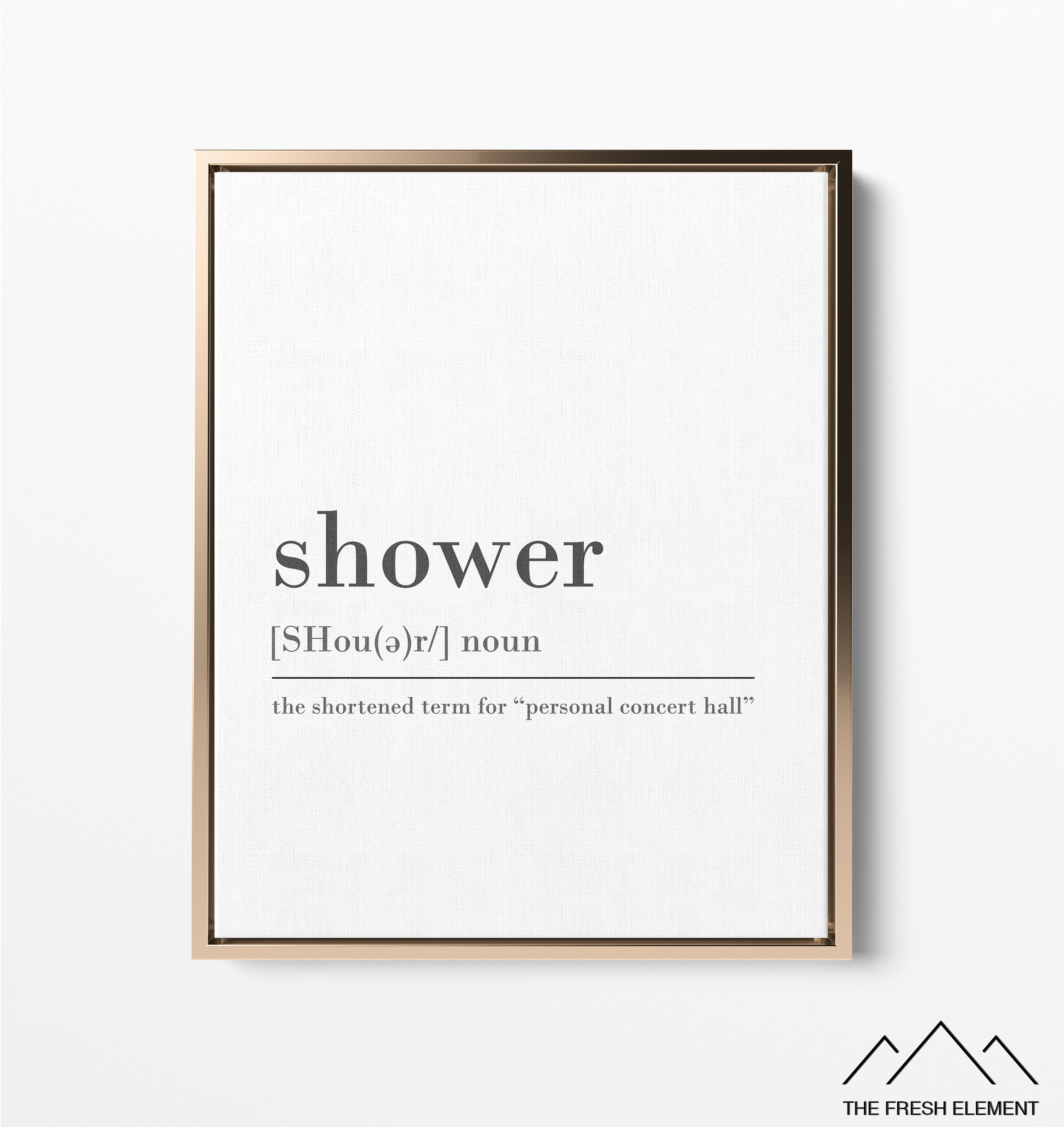 Shower Definition Print Definition Printable Art INSTANT Etsy Canada