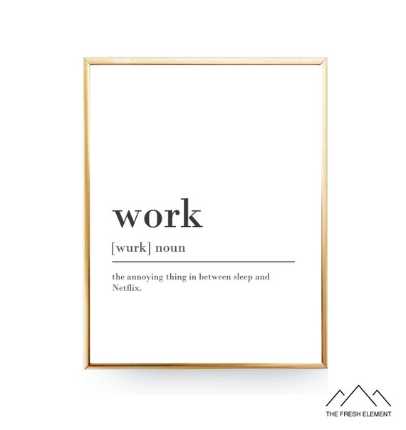 Prints Funny Quote Decor for Home or Workplace CONSULTANT Funny Job