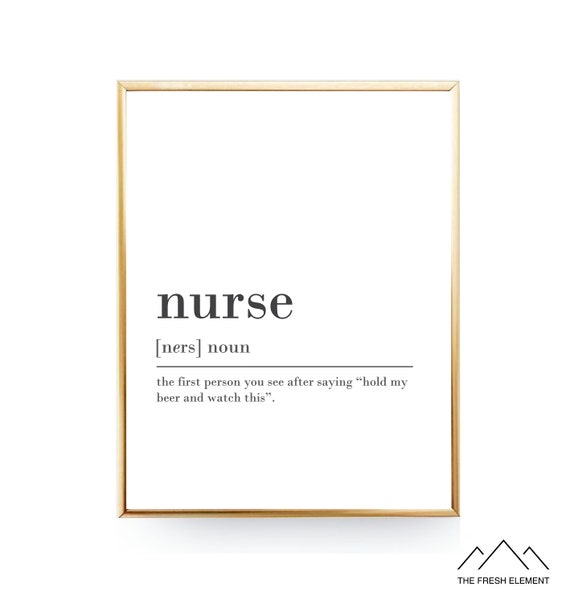 Spiksplinternieuw Grappige verpleegkundige gift voor verpleegkundigen afstuderen | Etsy YC-28