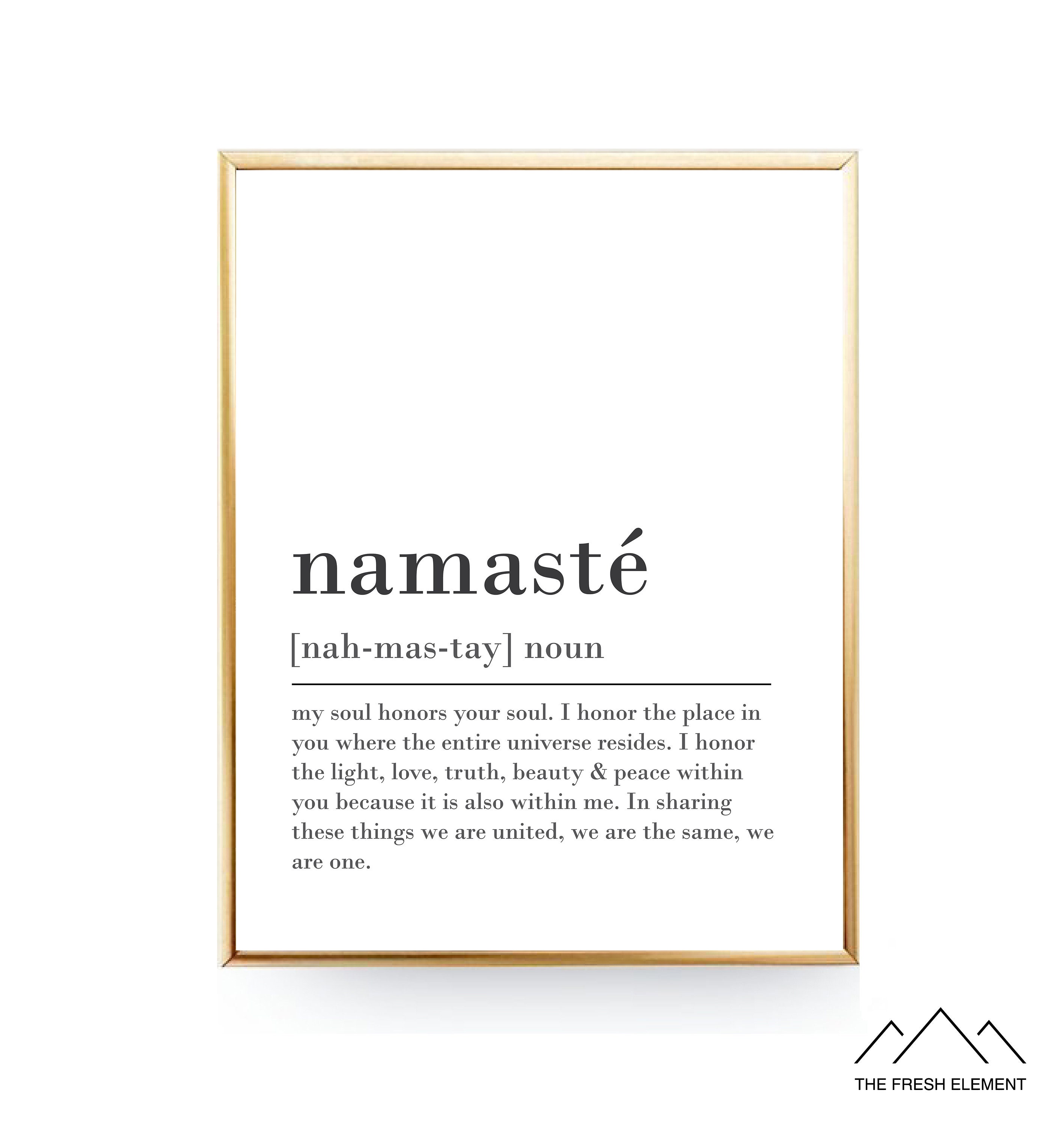 The Meaning of Namaste