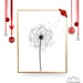 Dandelion PRINTABLE ART Dandelion Print Dandelion Wall Art - Etsy