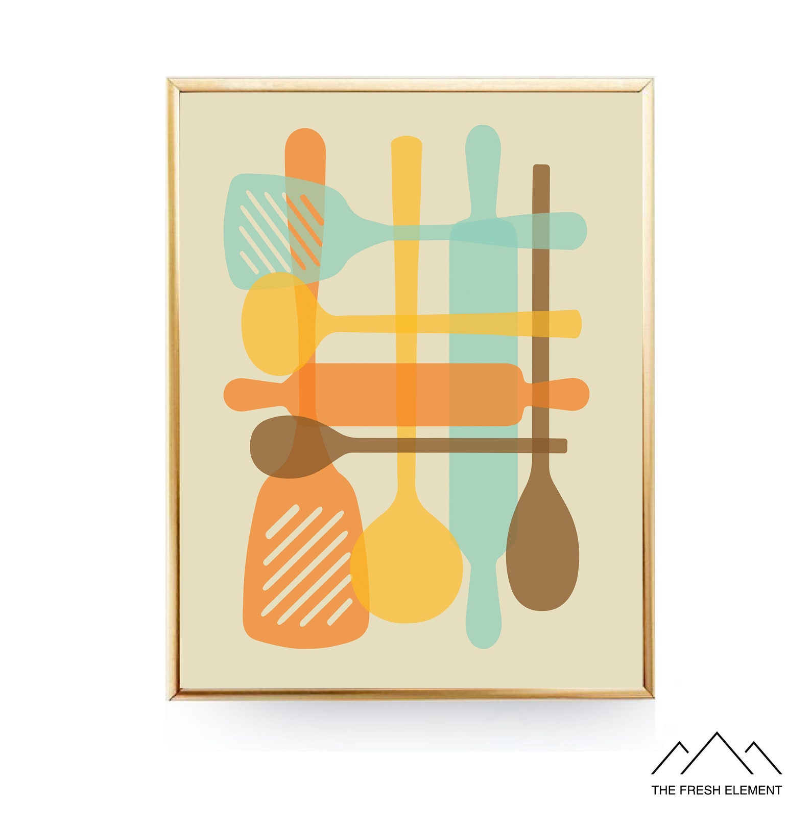 Retro Kitchen Art Printable Poster Modern Art Printable Etsy Canada