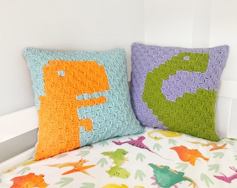 ROAR-some Crochet Cushions - Pattern