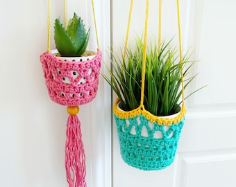 HANG IN THERE Plant Hangers - Crochet Pattern