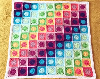 The Spotty Chameleon Crochet Blanket Pattern