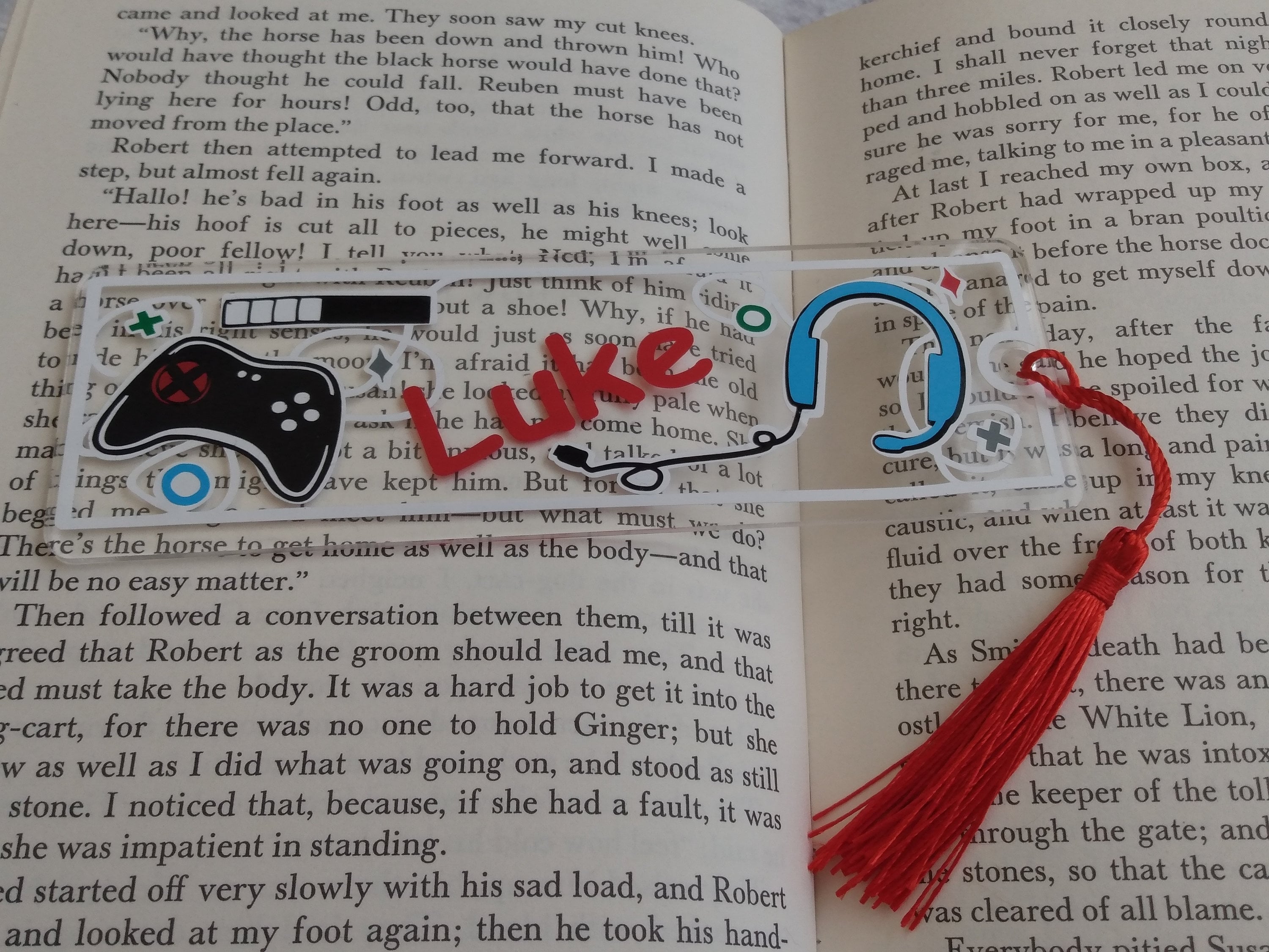 Personalised Gamer Bookmark Gaming Bookmark Teenager Gift Etsy UK
