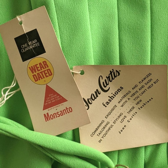 Vintage Joan Curtis Heavy Polyester Maxi Dress fr… - image 9