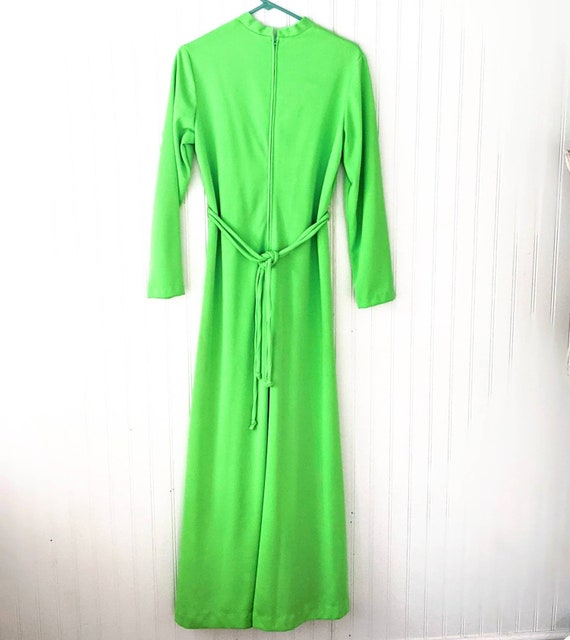 Vintage Joan Curtis Heavy Polyester Maxi Dress fr… - image 2