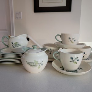 Mid-century Wedgwood Woodbury Tea Set TK506