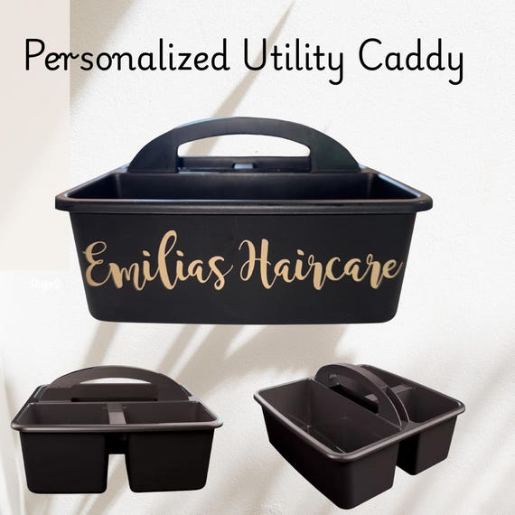 Personalized Utility Caddy | Custom Storage Tote for Crafts, Toys, Teacher Supplies