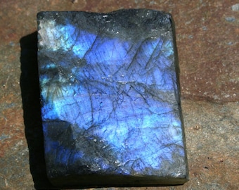 Labradorite Crystal Gemstone Rough Pendant Necklace