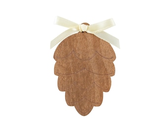 Wooden Pinecone Napkin Tags / Thanksgiving Tablescape / Farmhouse Thanksgiving /Friendsgiving /Thanksgiving Napkin Rings /Rustic Napkin Ring