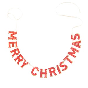 Merry Christmas Holiday Banner / Holiday Banner / Merry Christmas / Christmas Banner / Red Holiday Banner / We Wish You a Merry Christmas
