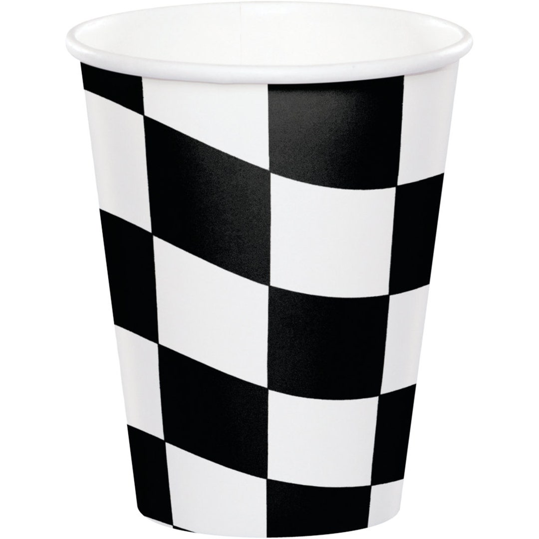Checkered Flag Cups / Race Car Party / Race Car Party Cups / Race Car ...