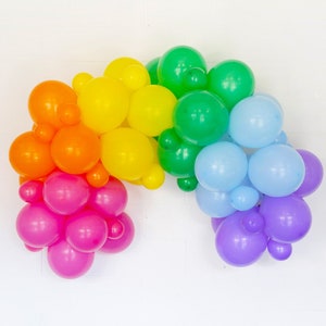 Pastel Rainbow Balloon Arch Kit / Pastel Balloon Assortment / Pastel Rainbow Arch / Baby Shower Decor / Over the Rainbow / Sweet Sixteen