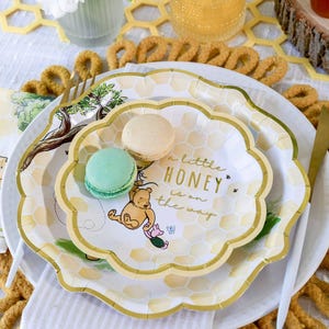 Honey Bear Baby Blocks Shower Decor Boxes | A Little Honey is on the Way Shower Decor | BABY Shower Decor | Gender Neutral Baby Shower Decor image 11