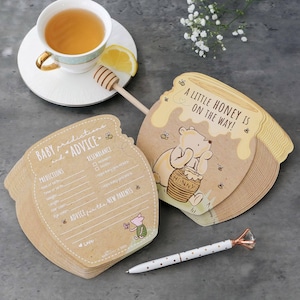 Honey Bear Baby Blocks Shower Decor Boxes | A Little Honey is on the Way Shower Decor | BABY Shower Decor | Gender Neutral Baby Shower Decor image 13