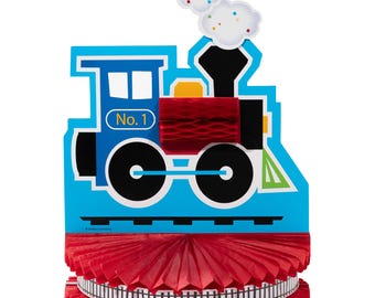 All Aboard Train Party Centerpiece / Train Party Decor / Train Table Decorations / Train Birthday Party / Train Centerpiece /Choo Choo Party