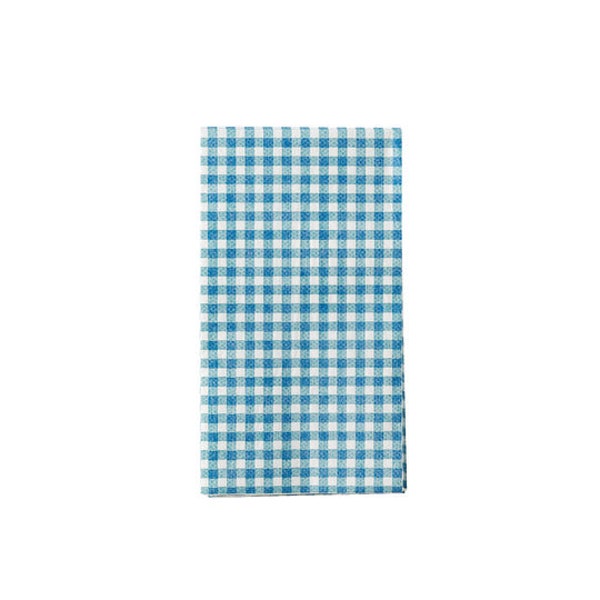 Blue Gingham Napkins Etsy
