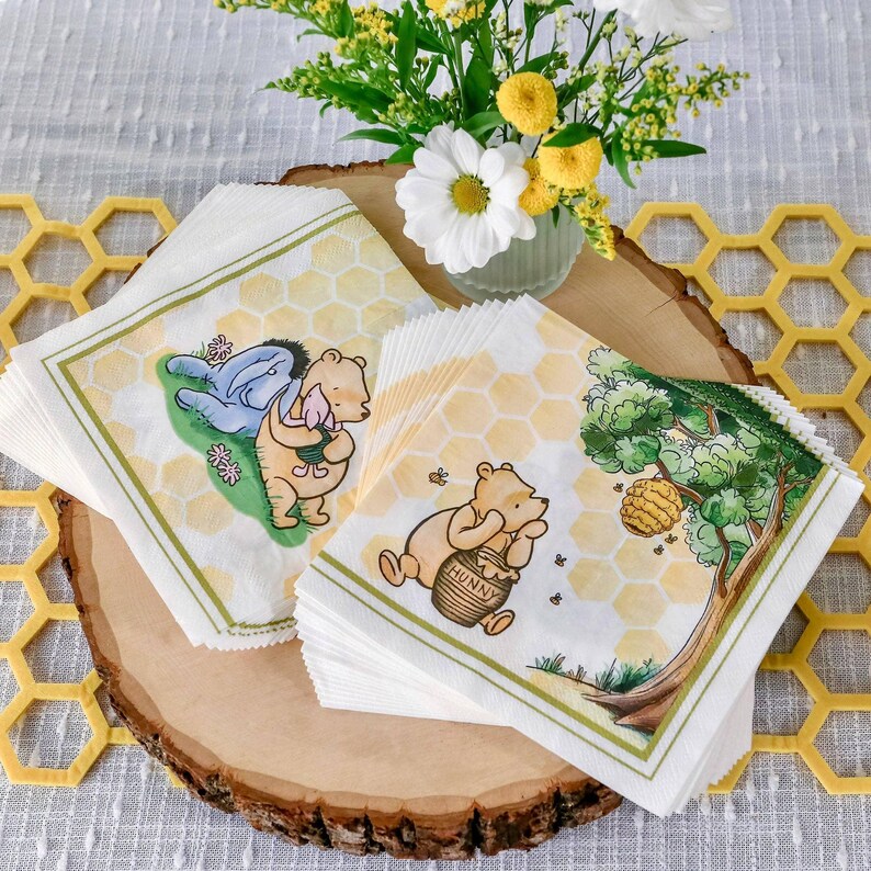 Honey Bear Baby Blocks Shower Decor Boxes | A Little Honey is on the Way Shower Decor | BABY Shower Decor | Gender Neutral Baby Shower Decor image 12