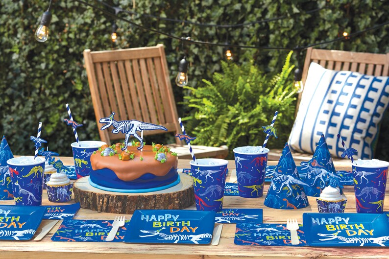 Dinosaur Napkins / Dinosaur Party / Dinosaur Birthday Napkin / Etsy