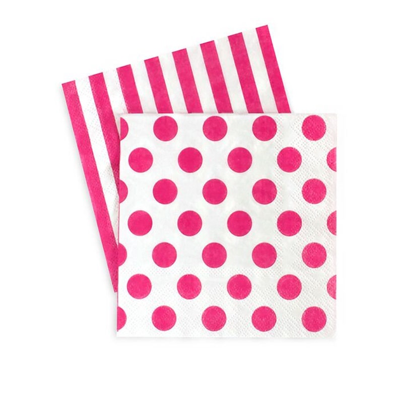 Pink Plates Pink Dessert Plates Pink Paper Plate Bright Pink Plate Pink Party Plates Pink Small Plate