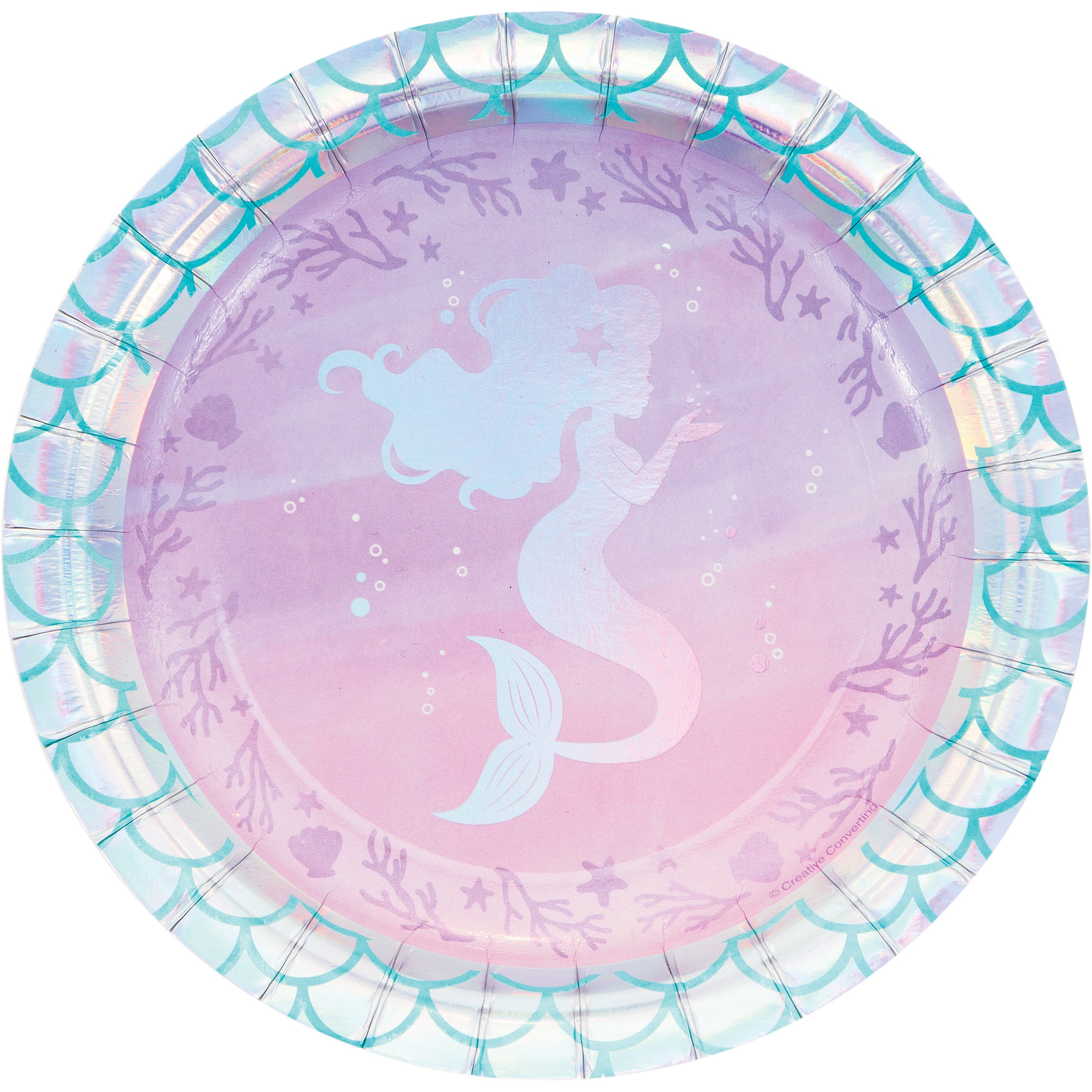 Mermaid Plates / Mermaid Dessert Plates / Mermaid Party Plates Etsy UK