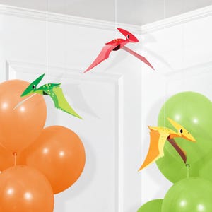 Hanging Dino Party Decorations / Dinosaur Birthday Party Decor / Dino Birthday / Hanging Dinosaurs / Dinosaur Baby Shower / Dino Birthday