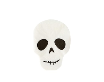 Skull Shaped Halloween Napkins / Skeleton Napkin / Trick or Treat / Halloween Napkins / Halloween Party / Halloween Decor