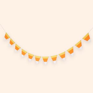 Candy Corn Garland