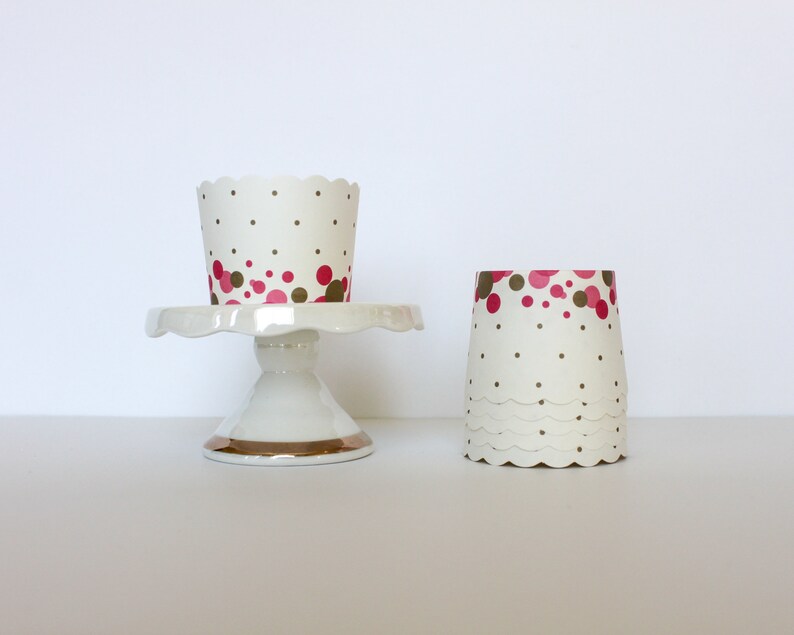 Pink Plates Pink Dessert Plates Pink Paper Plate Bright Pink Plate Pink Party Plates Pink Small Plate