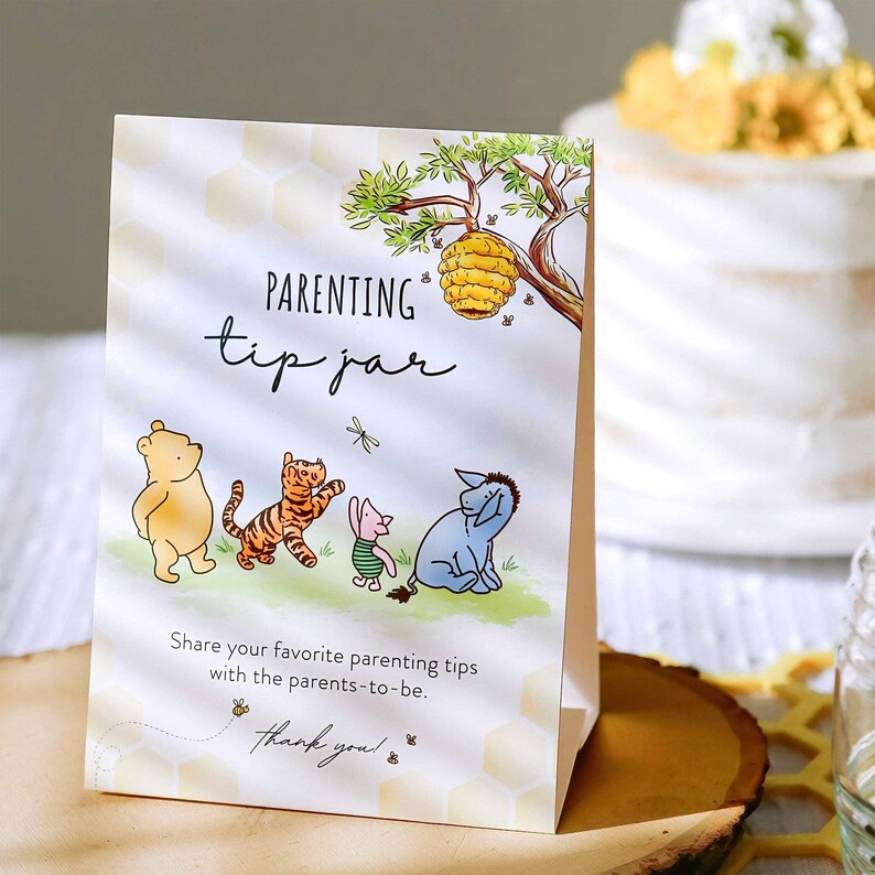 Honey Bear Baby Blocks Shower Decor Boxes | A Little Honey is on the Way Shower Decor | BABY Shower Decor | Gender Neutral Baby Shower Decor image 15