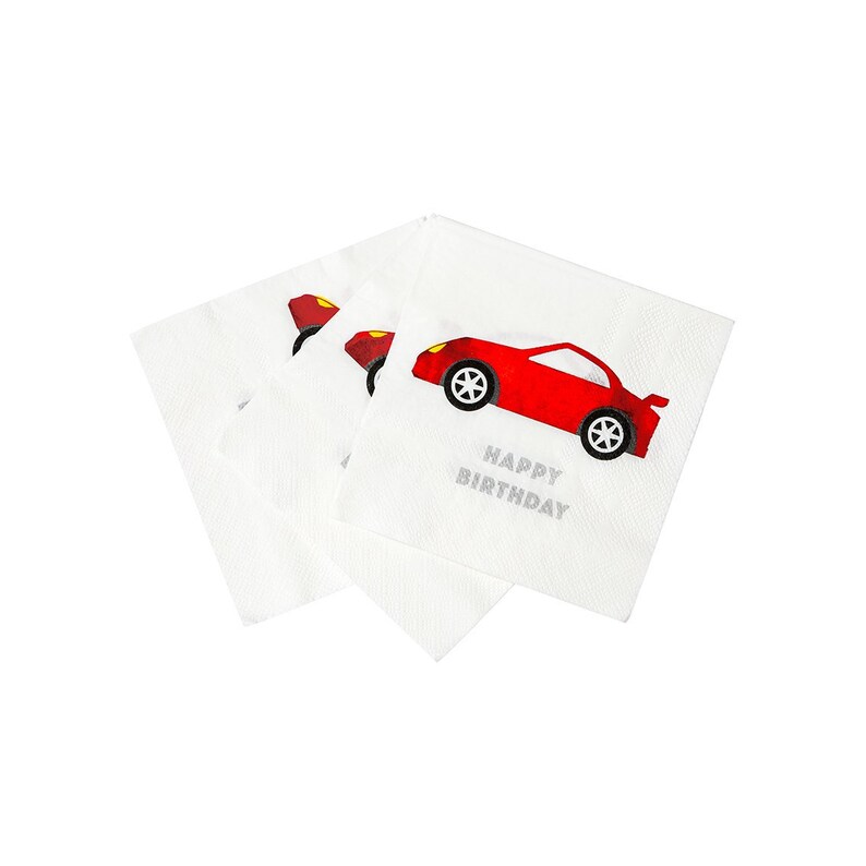 Race Car Napkins / Racing Napkins / Car Napkins / Race Car Etsy