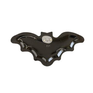 Bat Plates / Black Bat Plates / Cute Bat Plate / Halloween Plates / Halloween Party / Vampire Bat