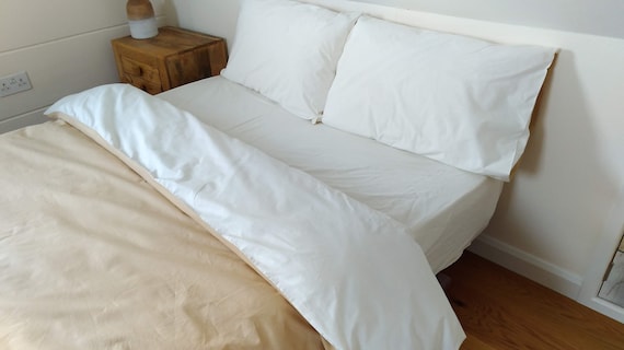 Single Double King Size Duvet Cover With Continuous Zip Etsy
