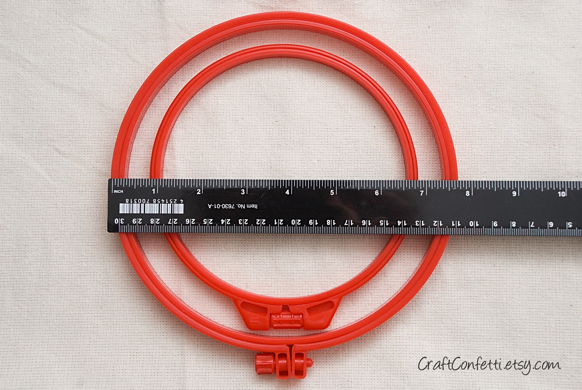 Cerchi Da Ricamo In Plastica - 2 Pezzi (11x16 Cm E 18x26 Cm), Per Punto Croce, Cucito E Pittura