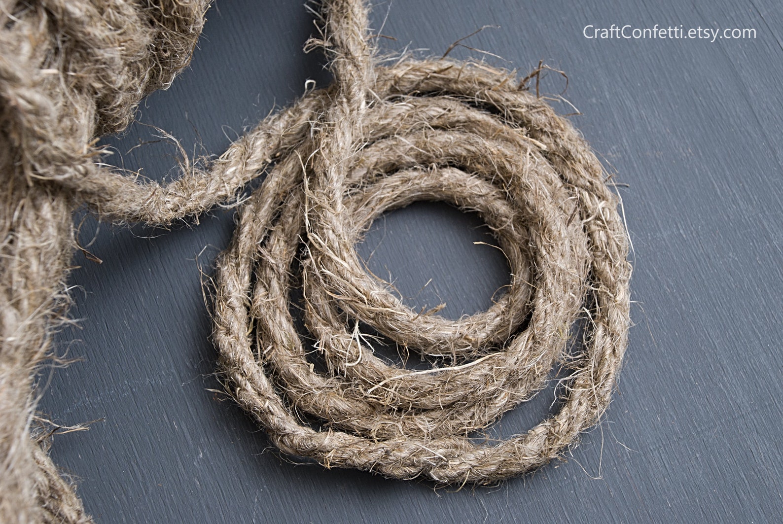 8mm Natural Linen hemp rope Beach wedding decor Plain cord Etsy