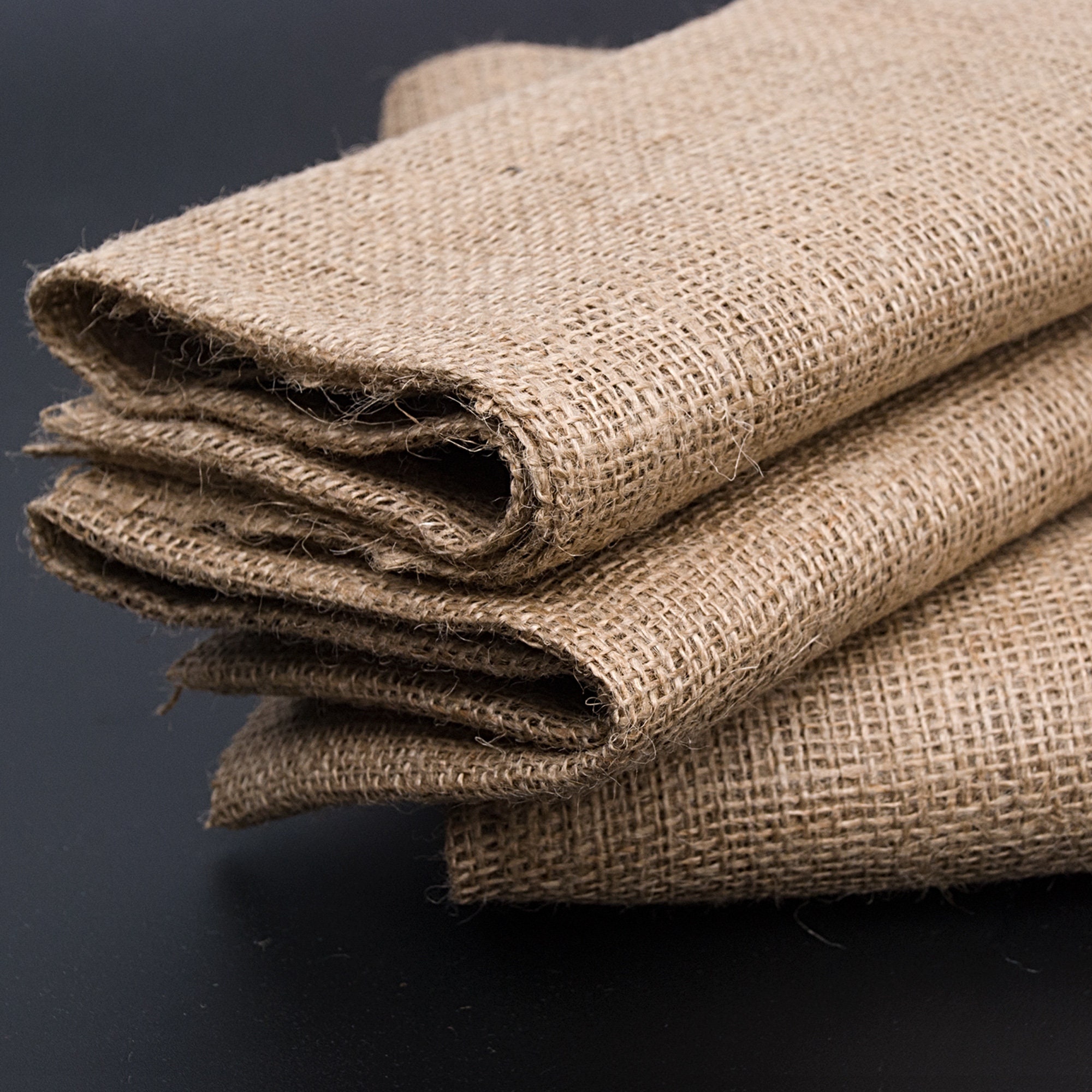 Jute Fabric by the Yard, Natural Sackcloth, Organic Jute Sheet, Burlap  Fabric, Jute Material for Home Decor, Bags / 1/2 Yard 