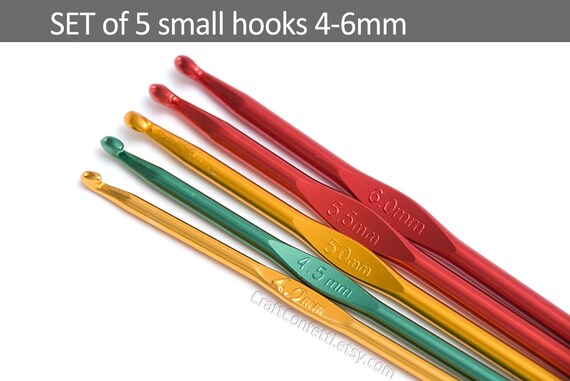Juego De Ganchos De Crochet De Aluminio, 14 Tamaños