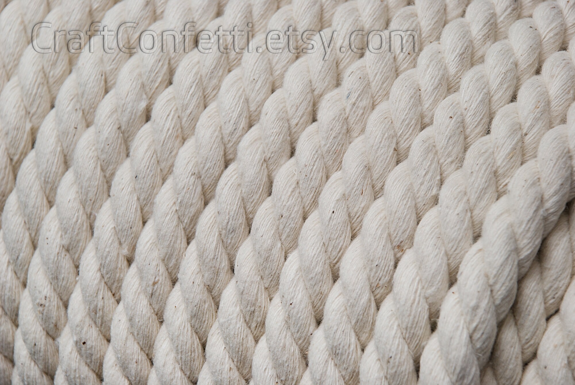 Corda Di Cotone Naturale | 50 Metri X 6 Mm Per Fai-da-Te - Foto 6