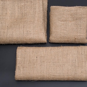 Jute fabric by the yard, Natural sackcloth, Organic jute sheet, Burlap fabric, Jute material for home decor, Bags / Sold by half yard image 8