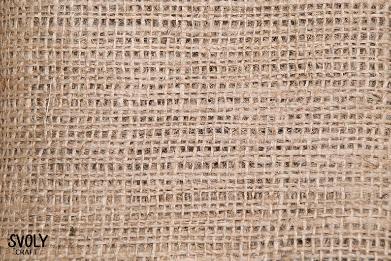 Jute fabric by the yard, Natural sackcloth, Organic jute sheet, Burlap fabric, Jute material for home decor, Bags / Sold by half yard image 2