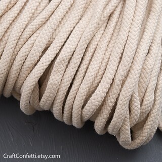 Cordoncino Di Cotone, Corda Di Cotone Macramè, Diverse Misure, Per Lavori Di Fai Da Te, Regali (20 Mm (2 M