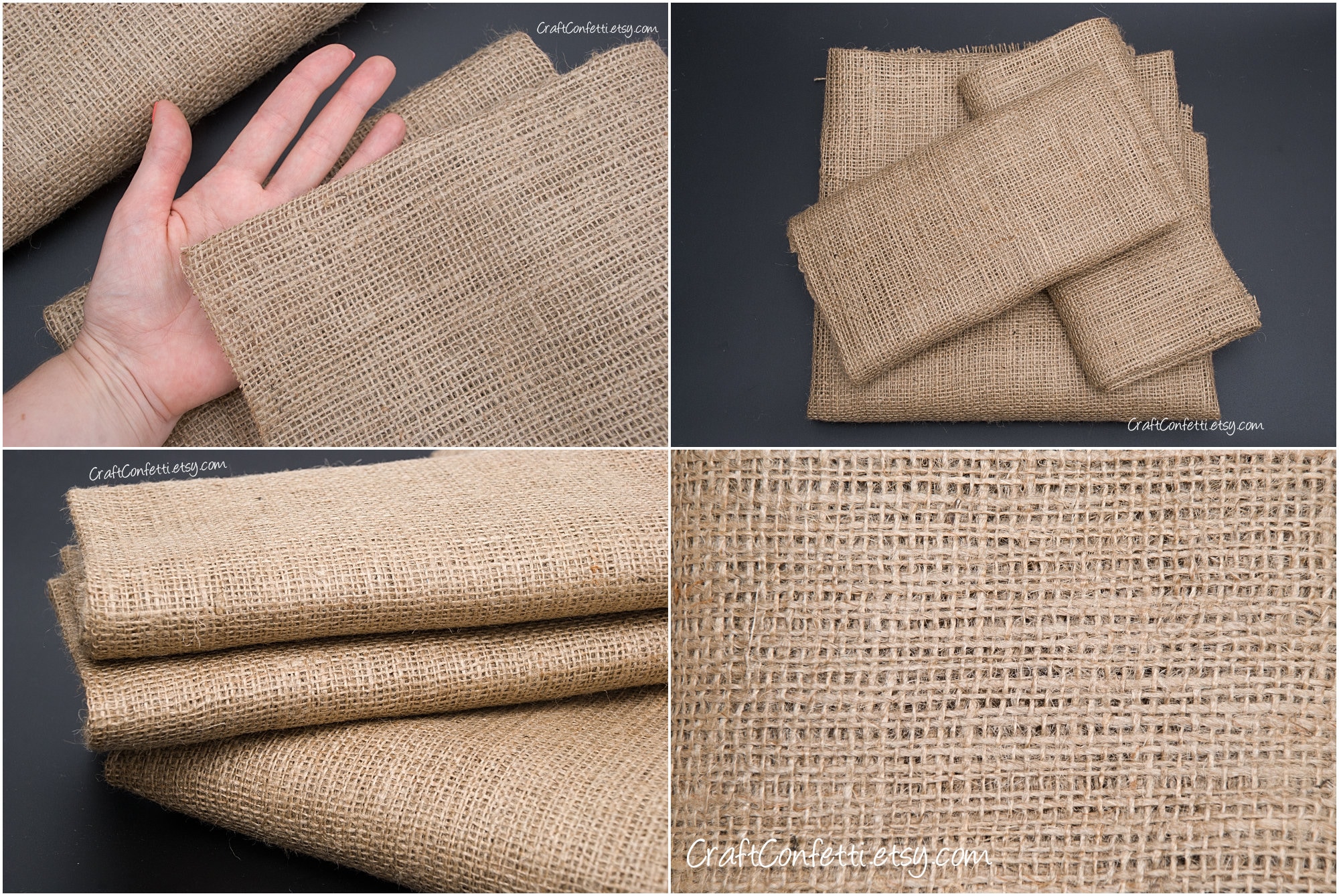 Natural Jute Burlap Hessian Cloth Lining Fabric Rustic Wedding Sheet Sack  Material, Arts & Craft, By The Metre - 183cm or 101cm width