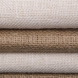 Jute fabric by the yard, Natural sackcloth, Organic jute sheet, Burlap fabric, Jute material for home decor, Bags / Sold by half yard image 10